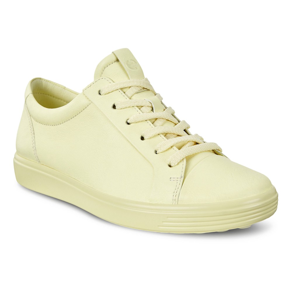 Tenis Mujer - ECCO Soft 7 - Amarillos - WEN185246